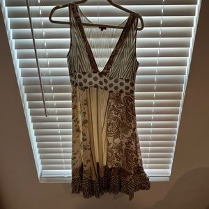 Chan Luu mixed pattern silk dress